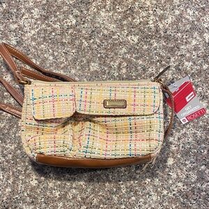 Rosetti Colorful Plaid Crossbody Bag